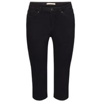 EDC Capri-Jeans mit mittelhohem Bund (BLACK)