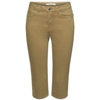 EDC Capri-Jeans mit mittelhohem Bund (KHAKI GREEN)