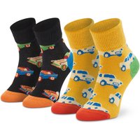 2er-Set hohe Kindersocken Happy Socks KCAR19-9300 Bunt
