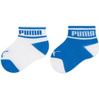 2er-Set hohe Kindersocken Puma Baby Wording Sock 2P 935479 Blau