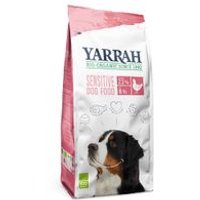 10 kg Yarrah Bio Hundefutter zum Sonderpreis! - Sensitive mit Bio Huhn & Bio Reis