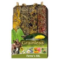 3 + 1 gratis! 4 x 450 g JR Farm Farmy's Grainless XXL Nagersnacks - 4 x 4er-Pack