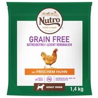 1,4 kg Nutro Grain Free + 3 x 170 g Greenies Zahnpflege-Snacks Grainfree zum Sonderpreis! - 1,4 kg Adult Hund Lamm + 3 x 170 g Snacks: Large