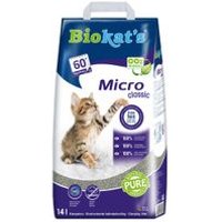12 + 2 l gratis! 14 l Biokat's Micro Katzenstreu - Classic