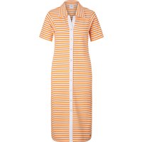 BOGNER Hemdblusen-Kleid Ann für Damen - Orange/Weiß