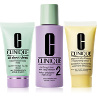 Clinique - 3-Phasen-Systempflege Mini Kit für trockene Haut bis Mischhaut (Hauttyp 2)
