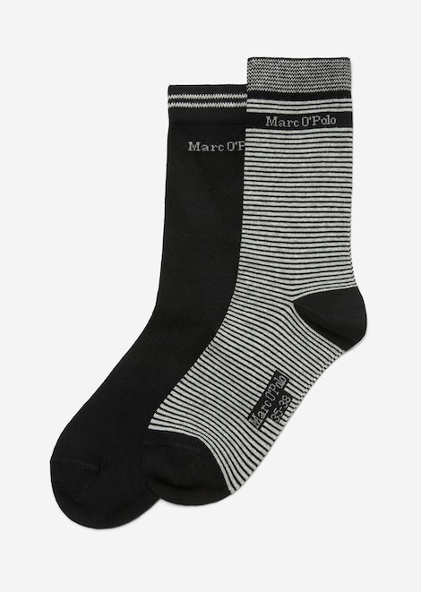 Bio-Baumwoll-Socken black