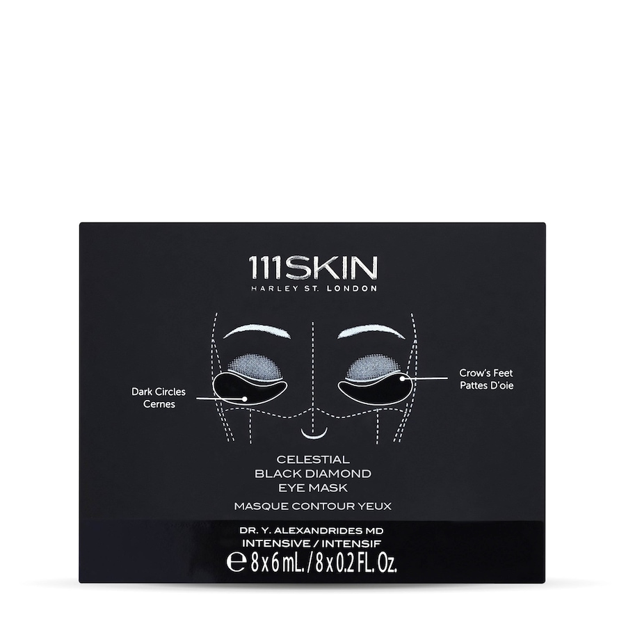 111Skin Celestial Black Diamond Eye Mask Box Anti-Aging Masken 48 ml